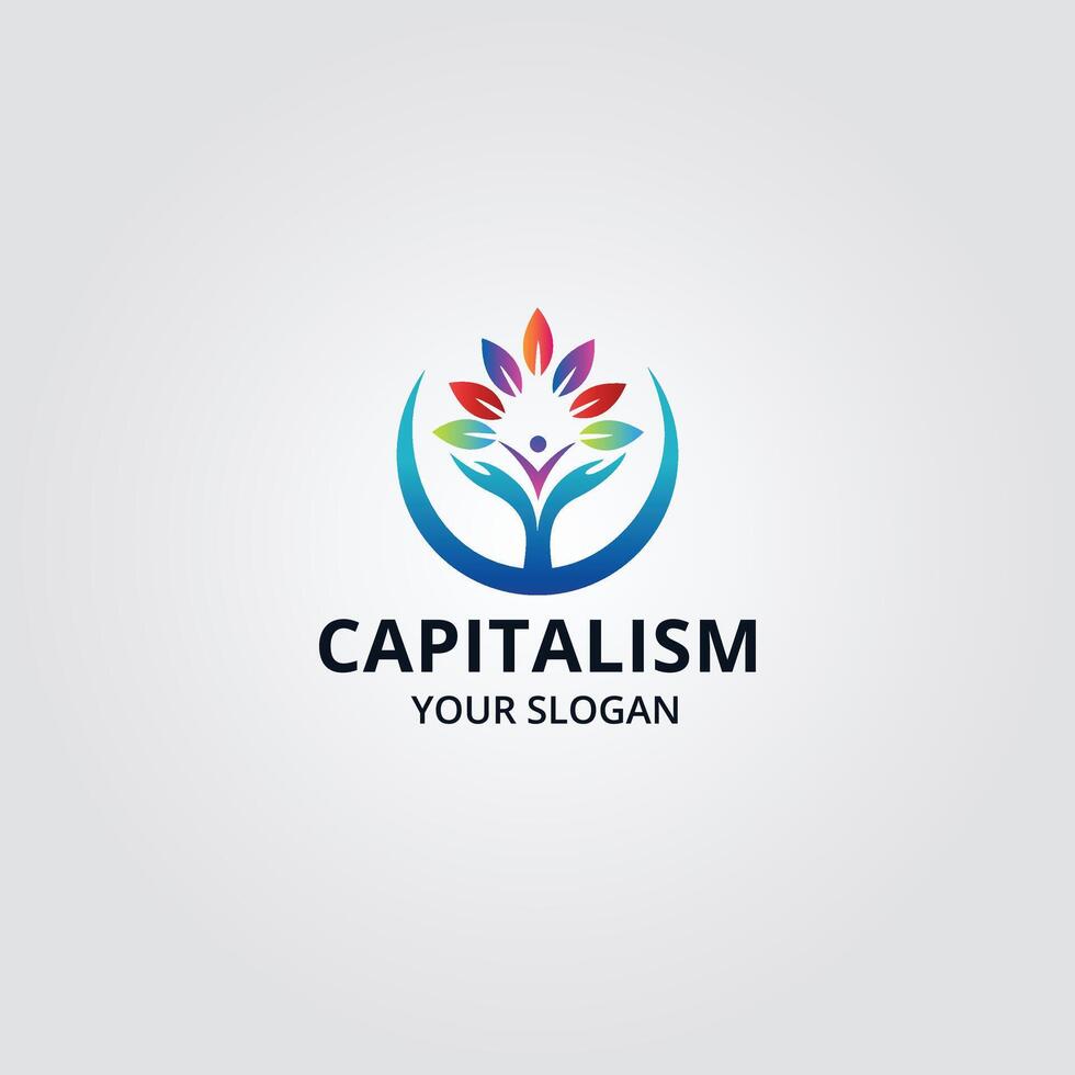 Community, network and social logo design template vector