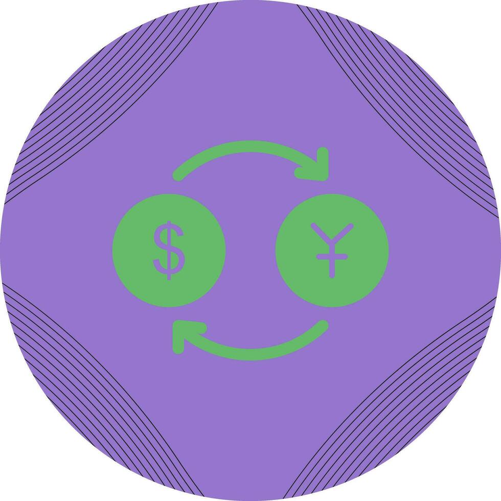 Dollar to Yen Vector Icon