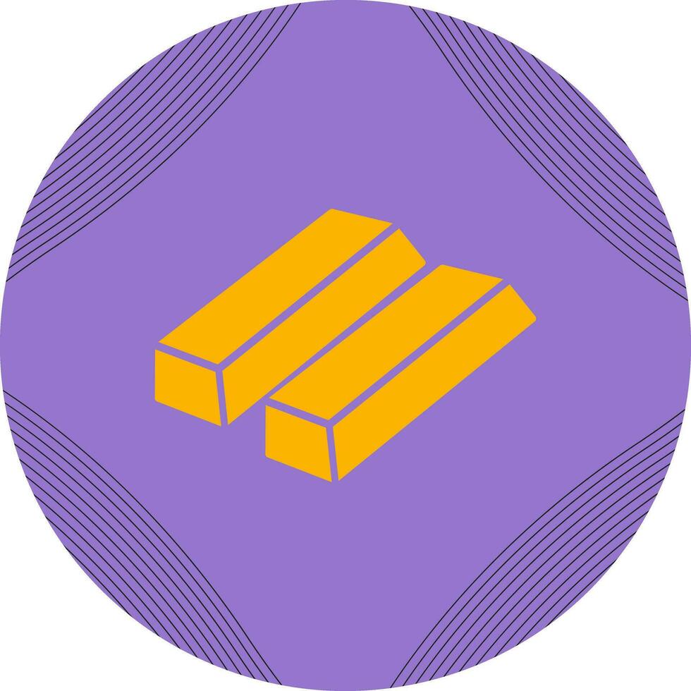 Gold Bars Vector Icon