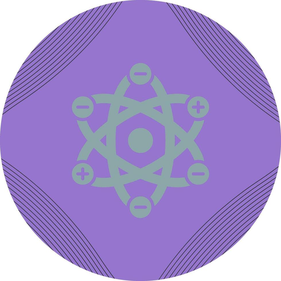Atom Structure Vector Icon