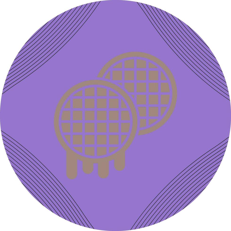 Waffle Vector Icon