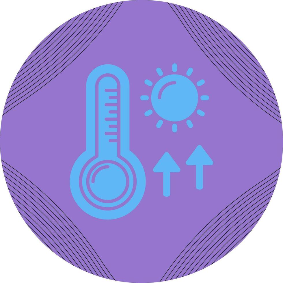 High Temperatures Vector Icon