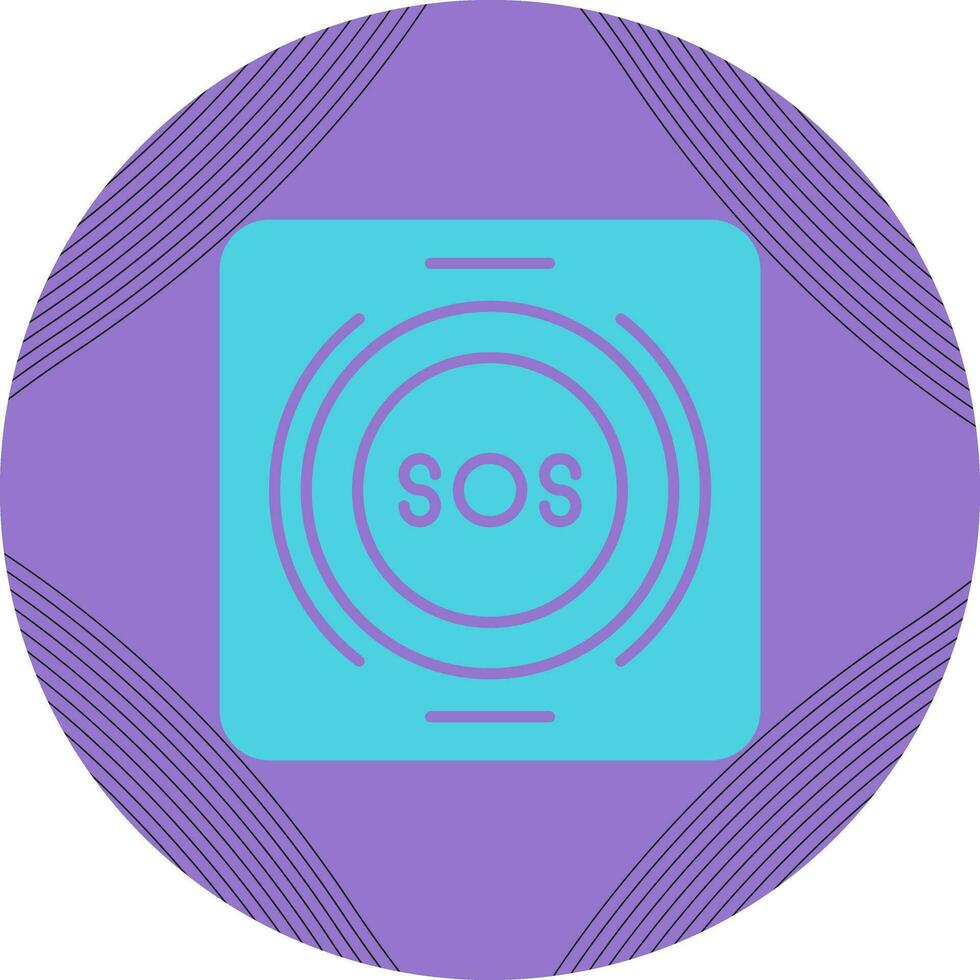 Emergency Button Vector Icon
