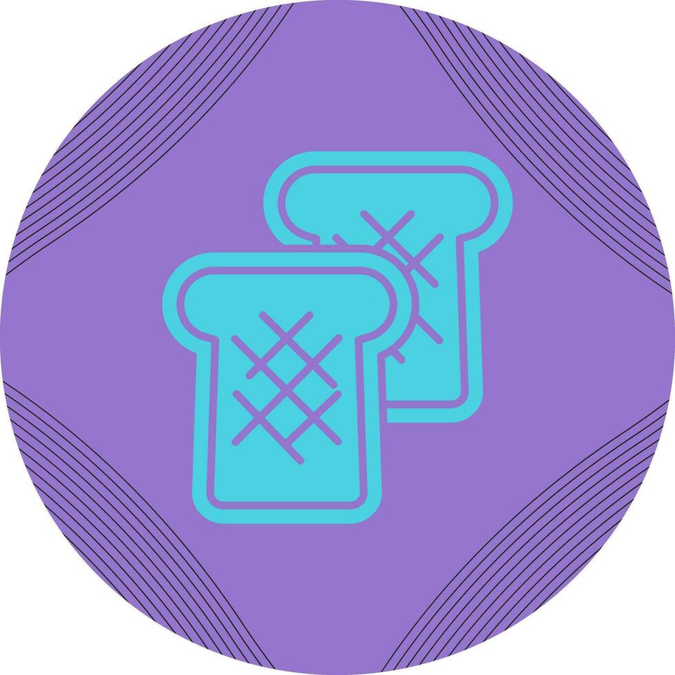 Toast Bread Vector Icon