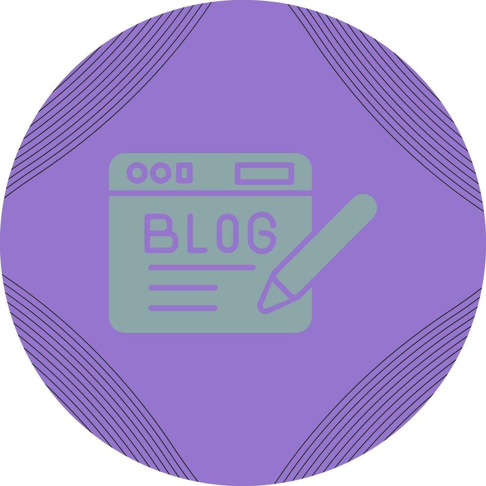 Blog Vector Icon