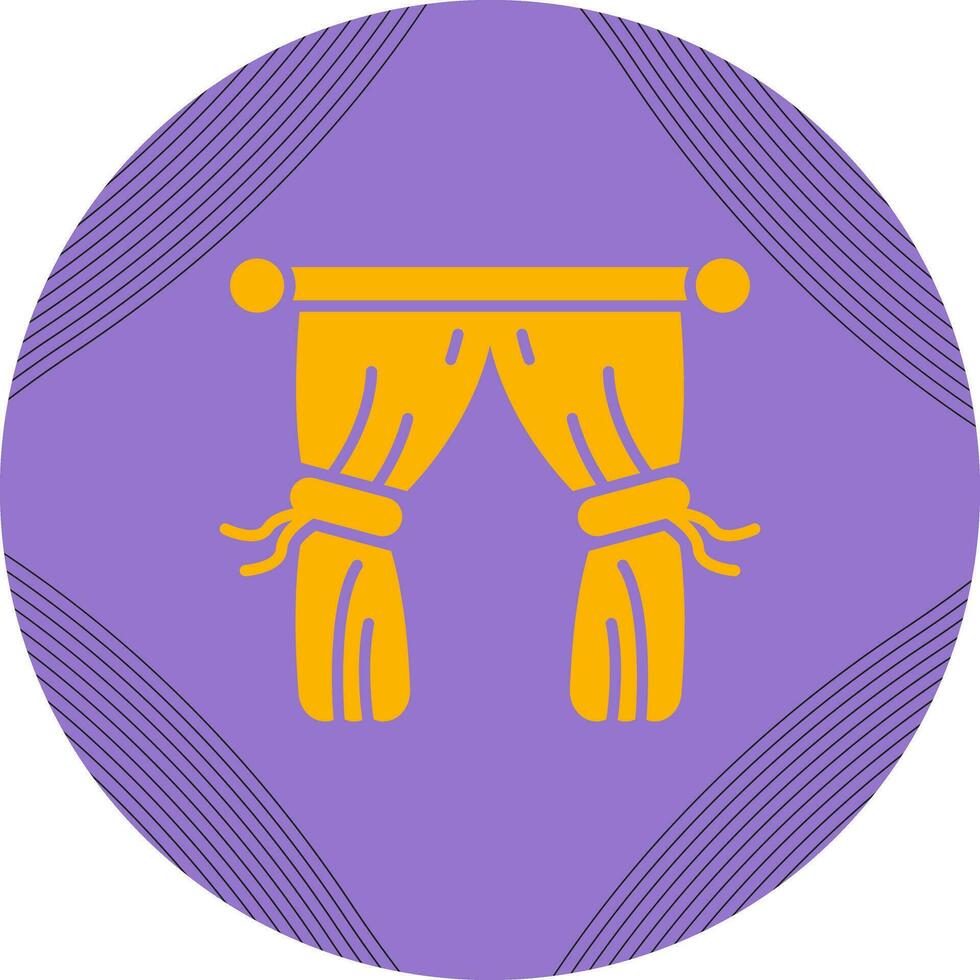 Curtains Vector Icon