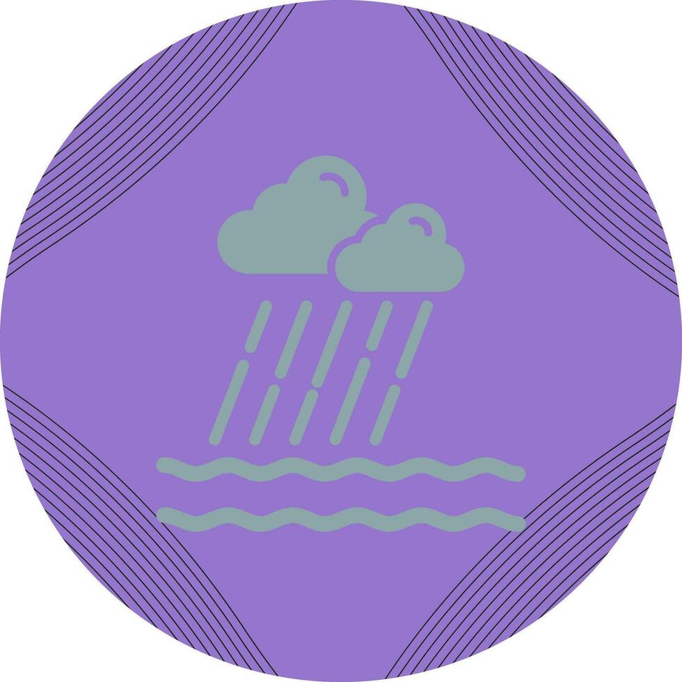 icono de vector de monzón