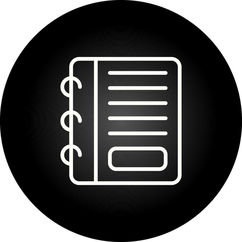 Notepad Vector Icon