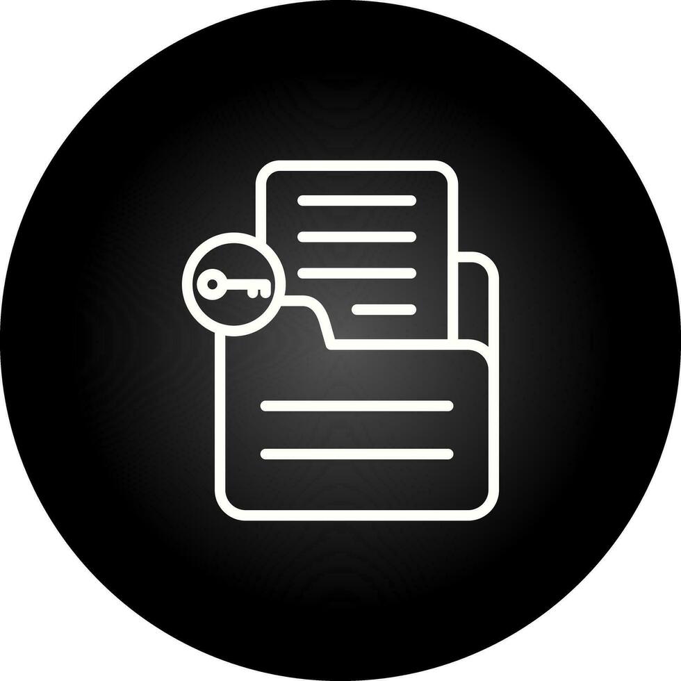 Document Unlock Vector Icon