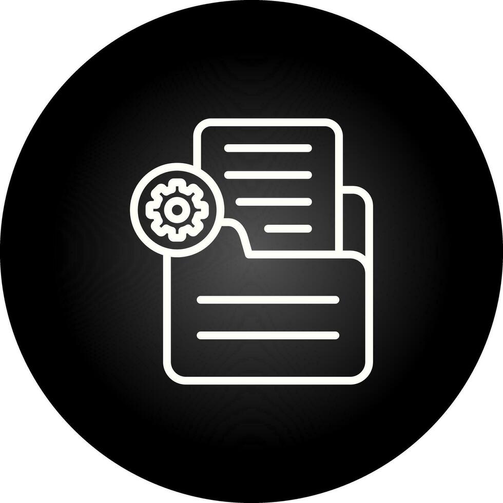 Document Settings Vector Icon
