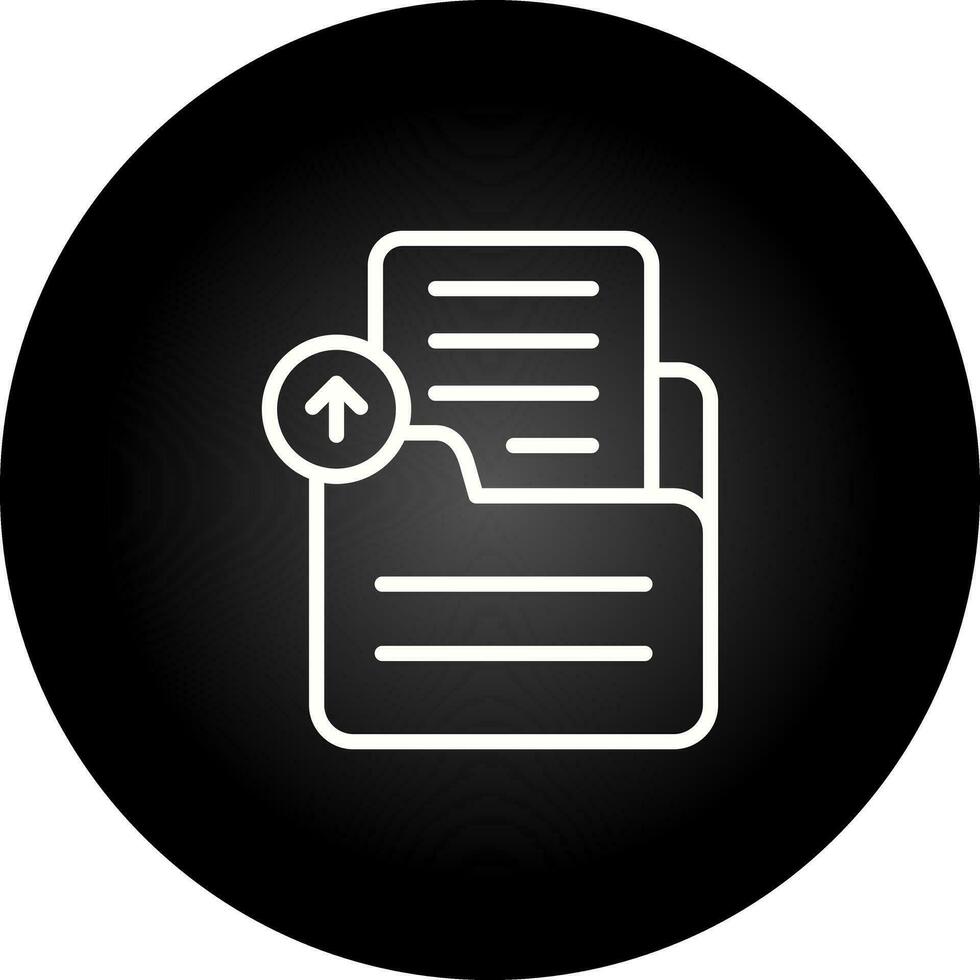 Document Upload Vector Icon