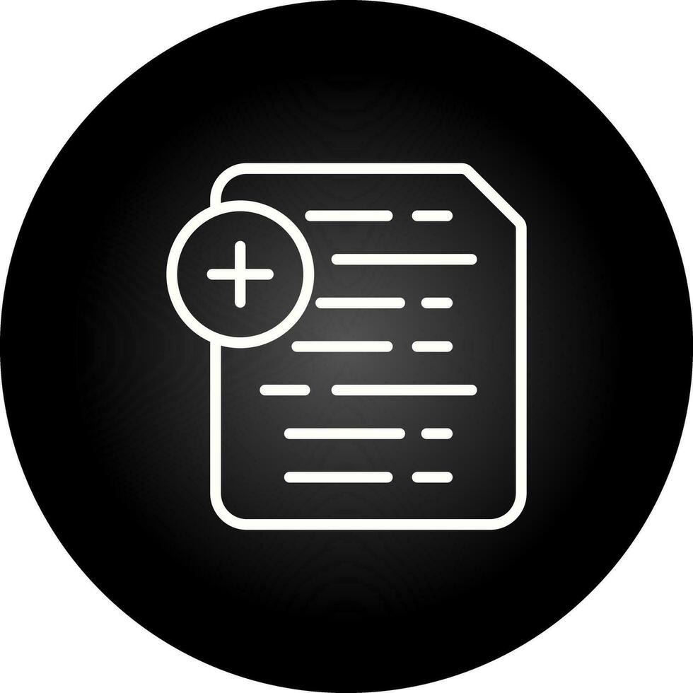 Document Insert Icon Vector Icon