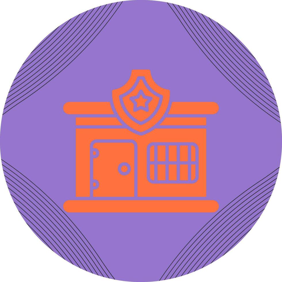 Police Station Vector Icon
