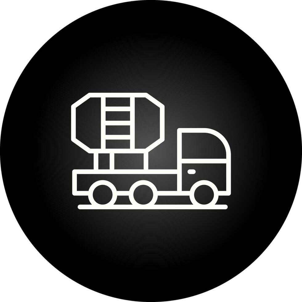 Mixer Truck Vector Icon