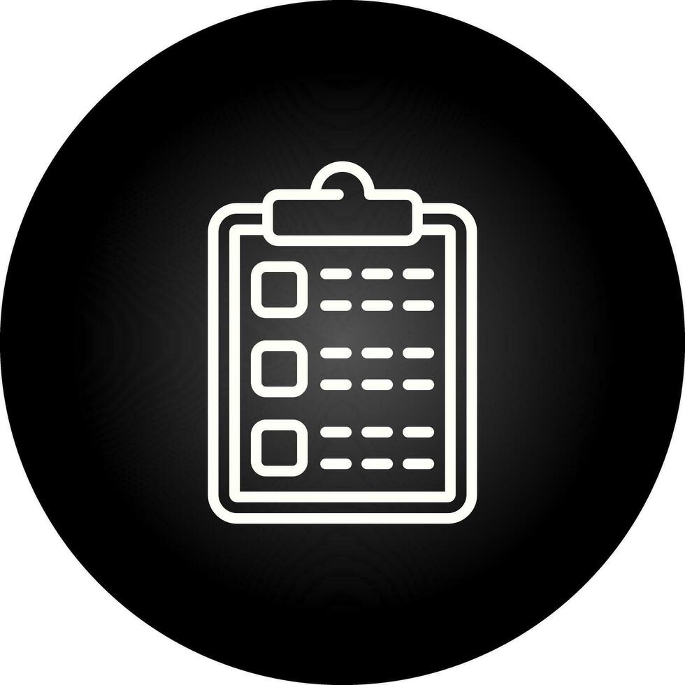 Clipboard with clipboard Vector Icon