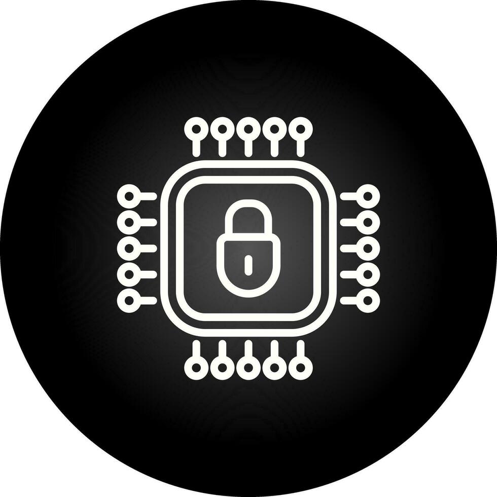 icono de vector de ciberseguridad