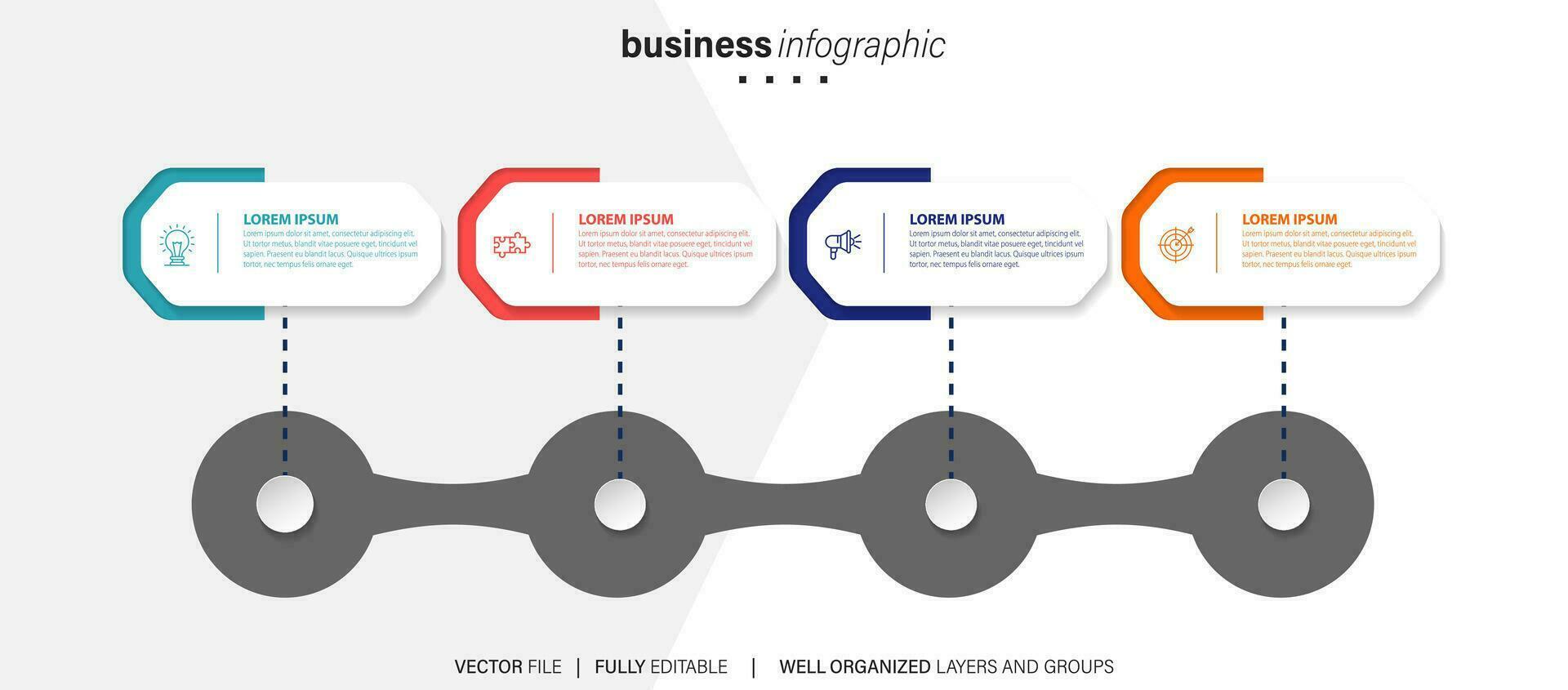 Colorful statistics or economy concept infographic charts set. Business design elements for presentation slide templates. For corporate report, advertising, leaflet layout and poster design. vector