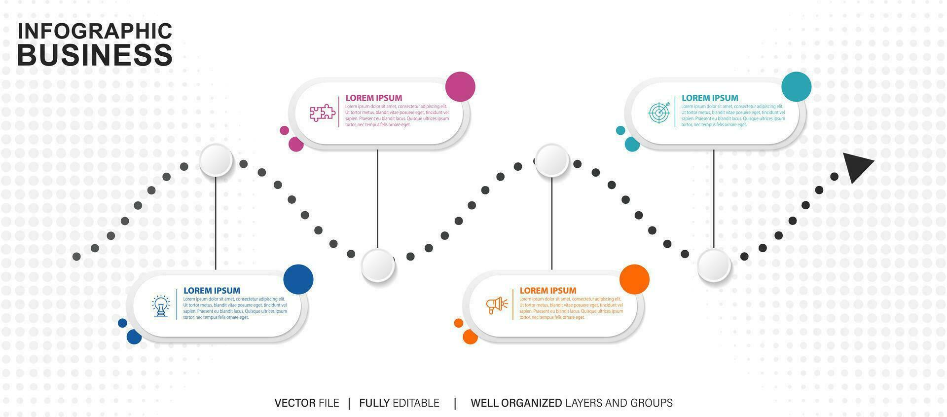 Set of infographic elements data visualization vector design template. Can be used for steps, options, business process, workflow, diagram, flowchart concept, timeline, marketing icons, info graphics.