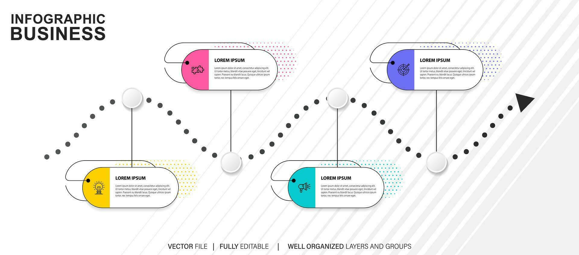 Set of infographic elements data visualization vector design template. Can be used for steps, options, business process, workflow, diagram, flowchart concept, timeline, marketing icons, info graphics.