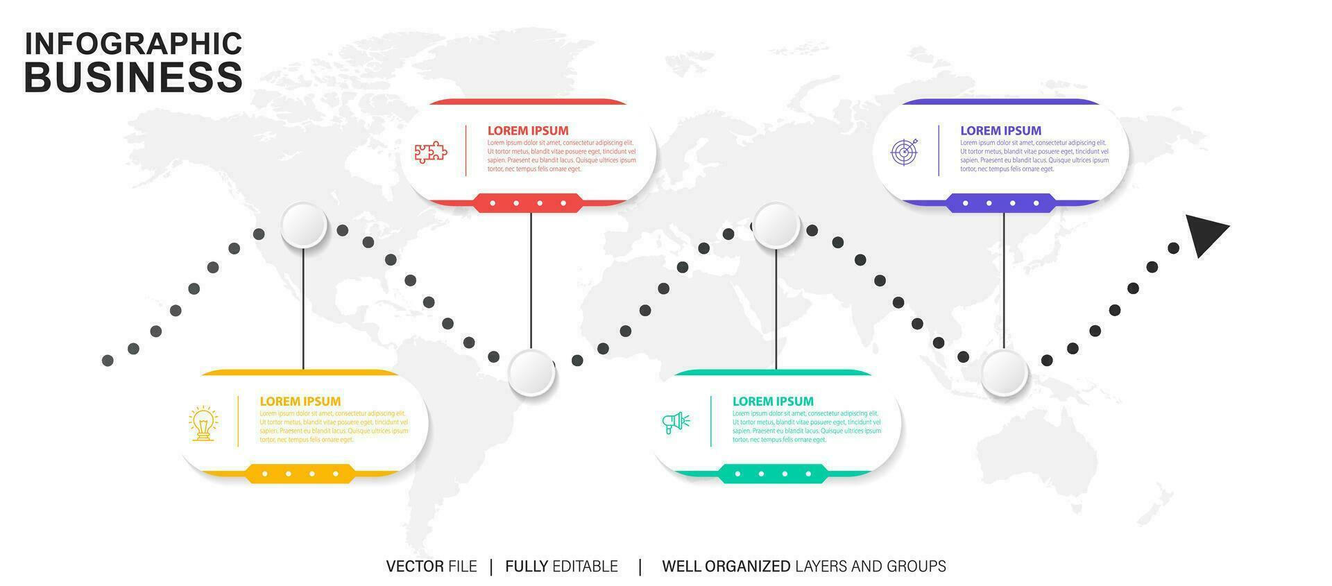 Set of infographic elements data visualization vector design template. Can be used for steps, options, business process, workflow, diagram, flowchart concept, timeline, marketing icons, info graphics.