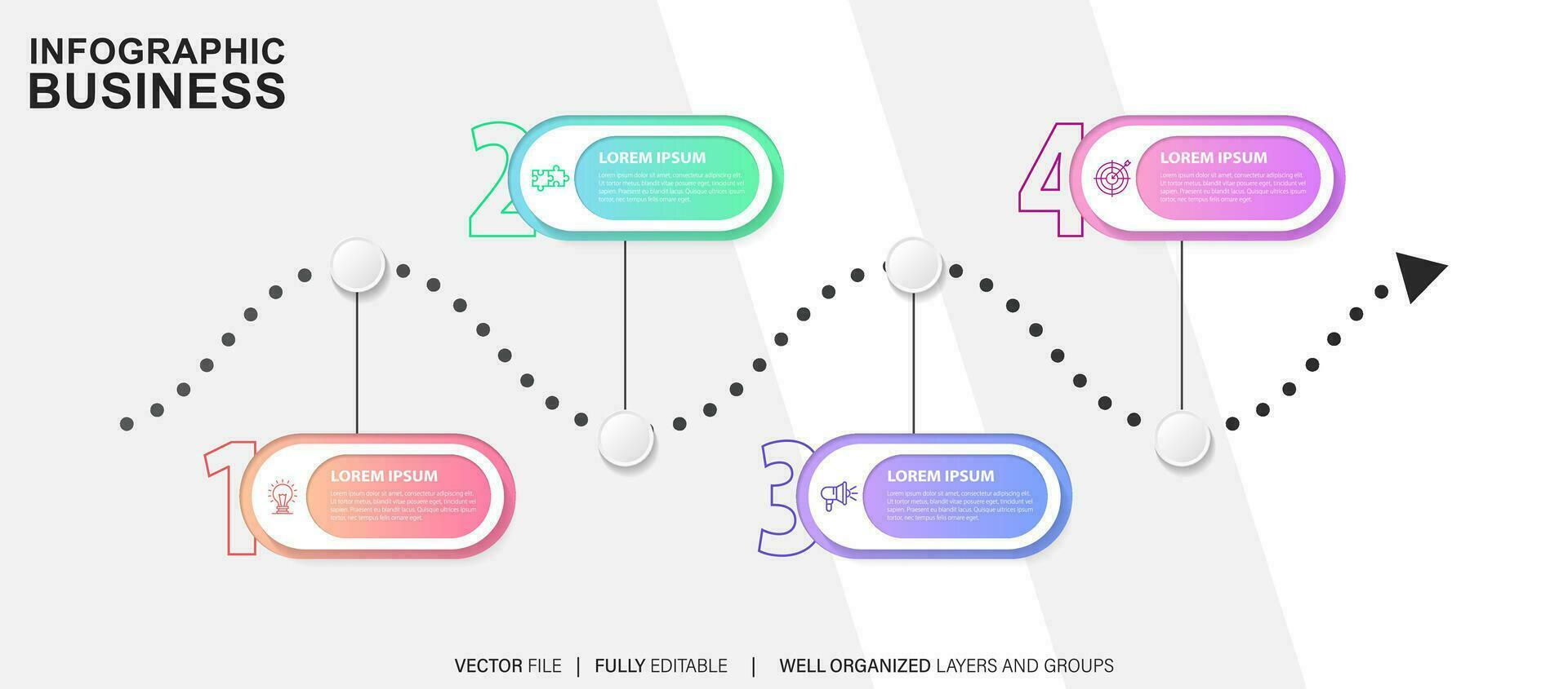 Best infographic templates. Presentation slides set. Circle diagrams, timelines, light bulb, puzzle brain head, brush stroke banners. Medicine, education, ecology, business infographics. vector