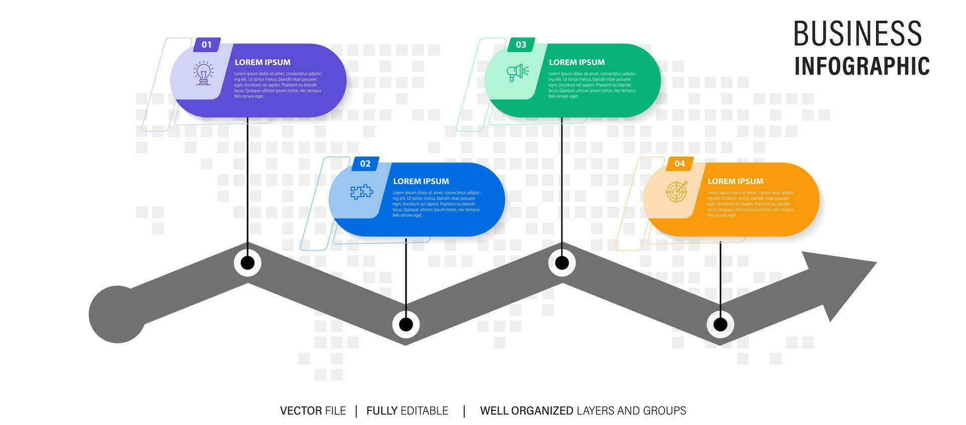 Best infographic templates. Presentation slides set. Circle diagrams, timelines, light bulb, puzzle brain head, brush stroke banners. Medicine, education, ecology, business infographics. vector
