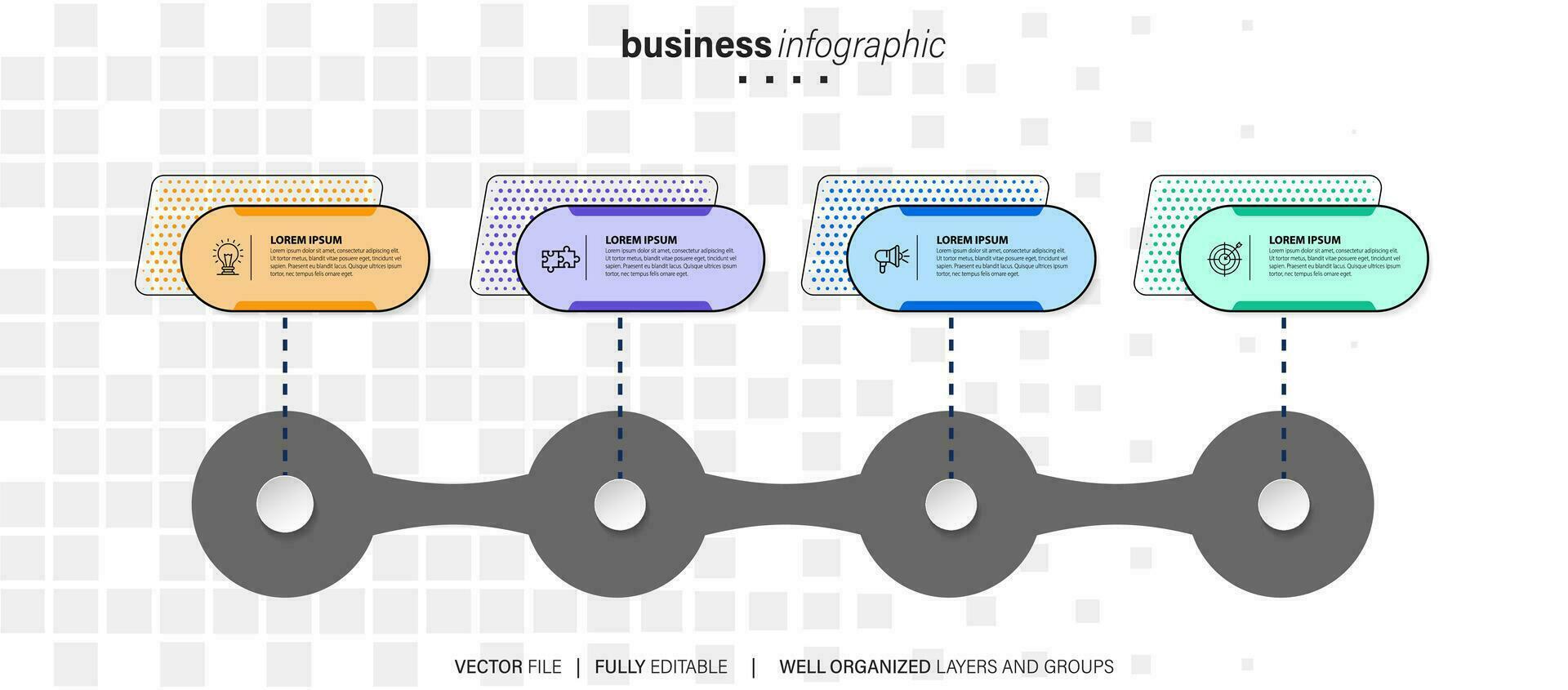 Abstract white, gray presentation slides. Modern brochure cover design. Fancy info banner frame. Creative infographic elements set. Urban city font. Vector title sheet model. Ad flyer style template