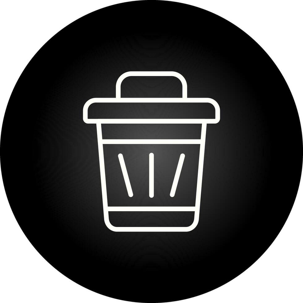 icono de vector de basura