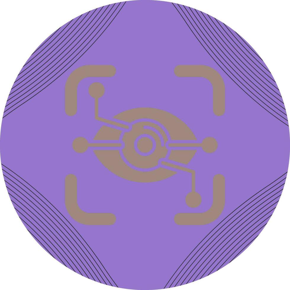Eye Recognition Vector Icon