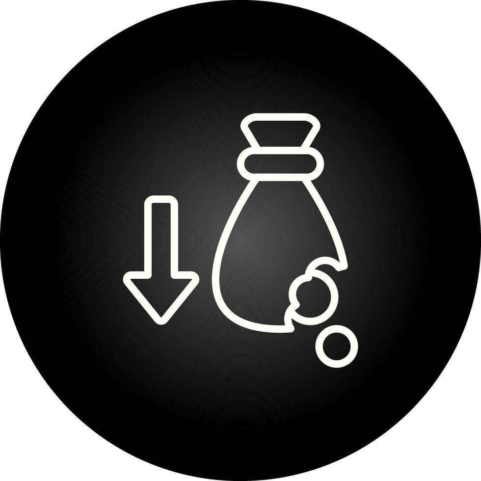 Financial Loss Vector Icon