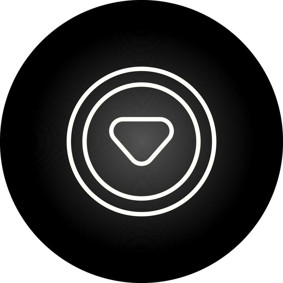 Caret Down Vector Icon