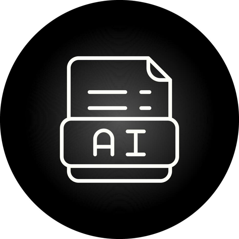 Ai Vector Icon