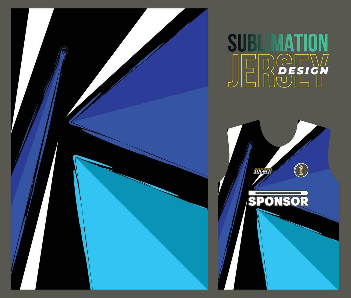 Vector jersey sports design for racing cycling football gaming motocross