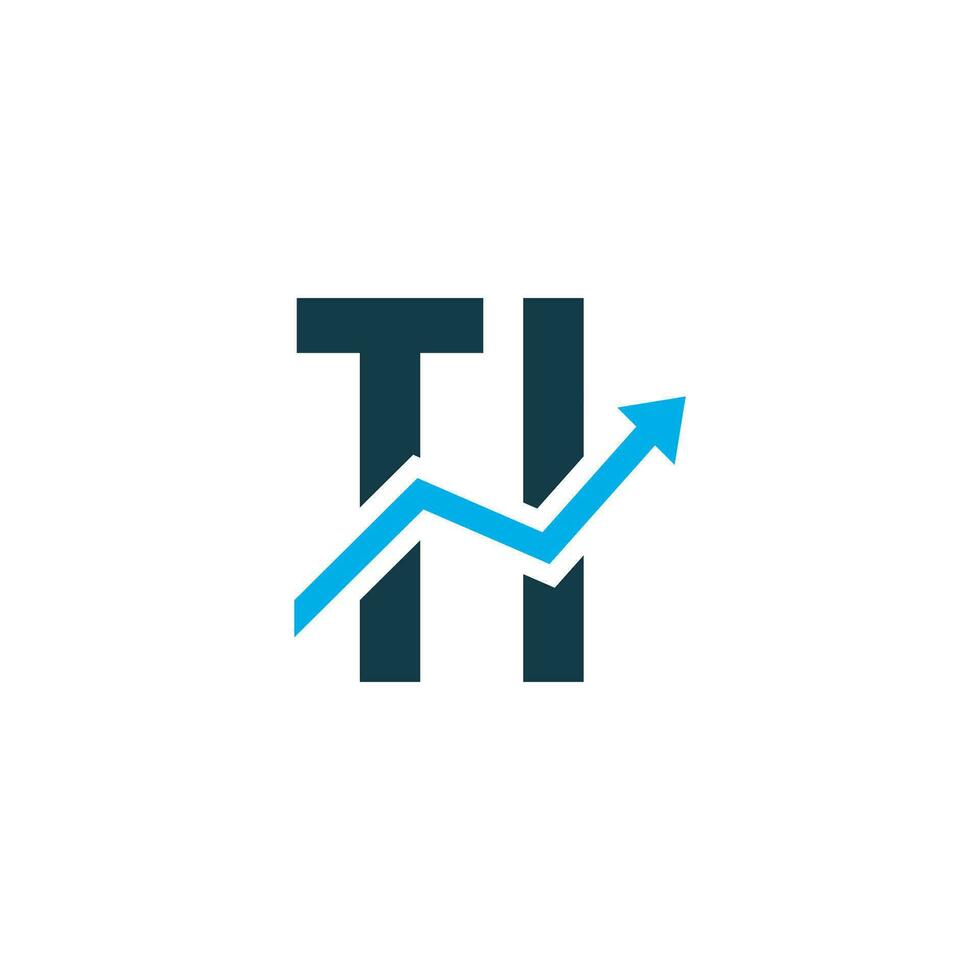 ti logo diseño modelo vector