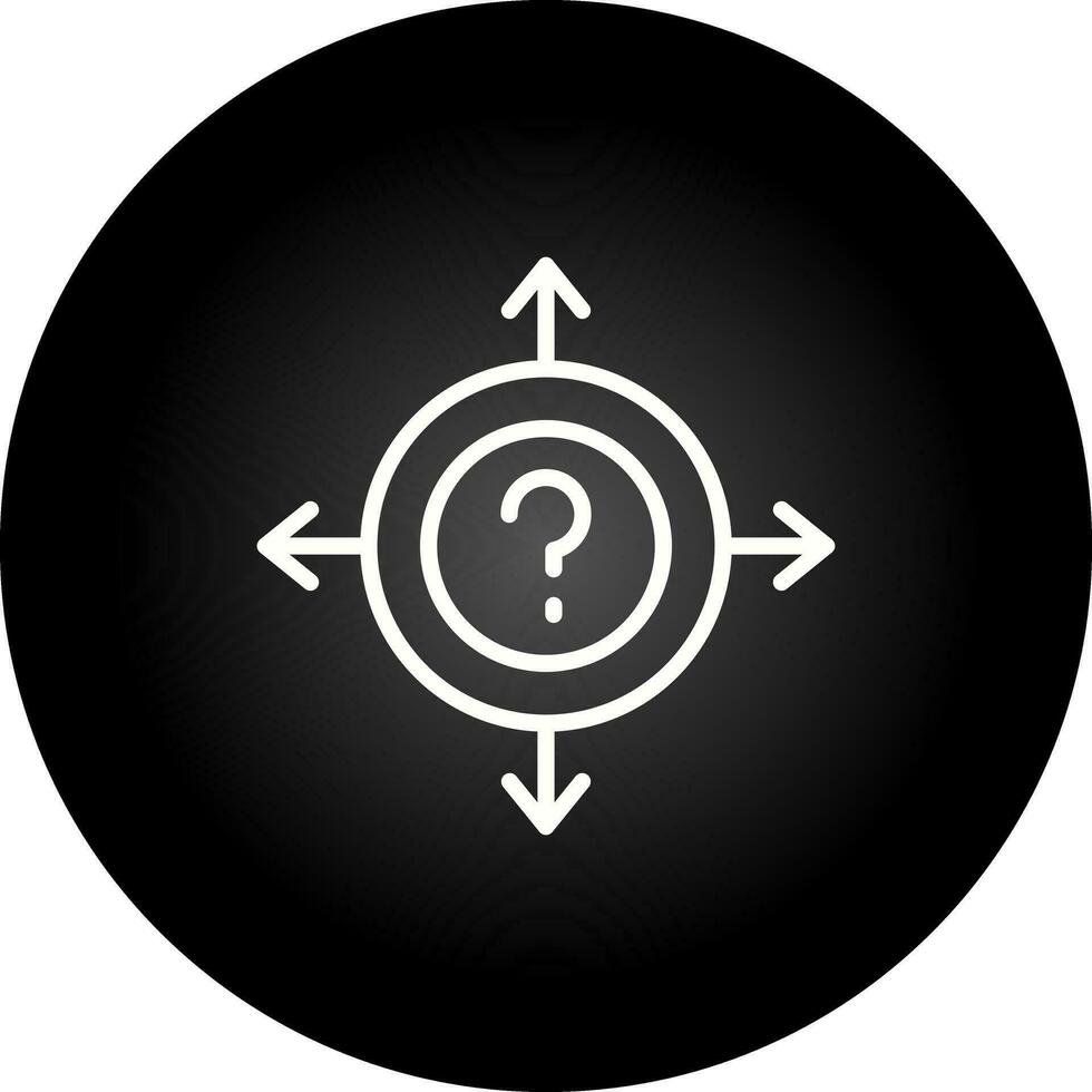 Uncertainty Vector Icon