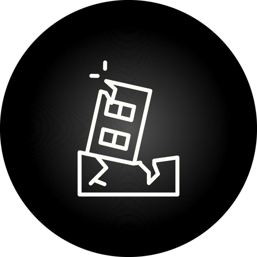 Earthquake Vector Icon