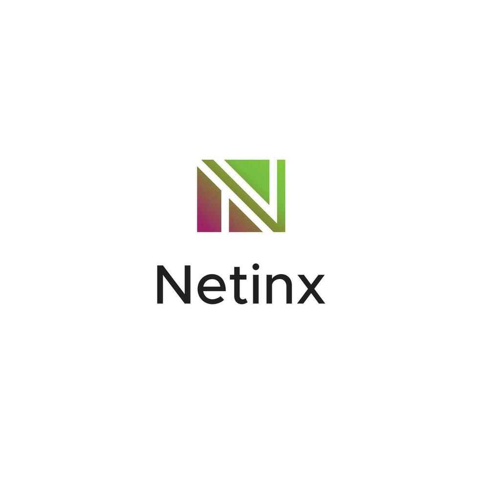 Initial N Letter Logo Image. Flat Vector Logo Design Template