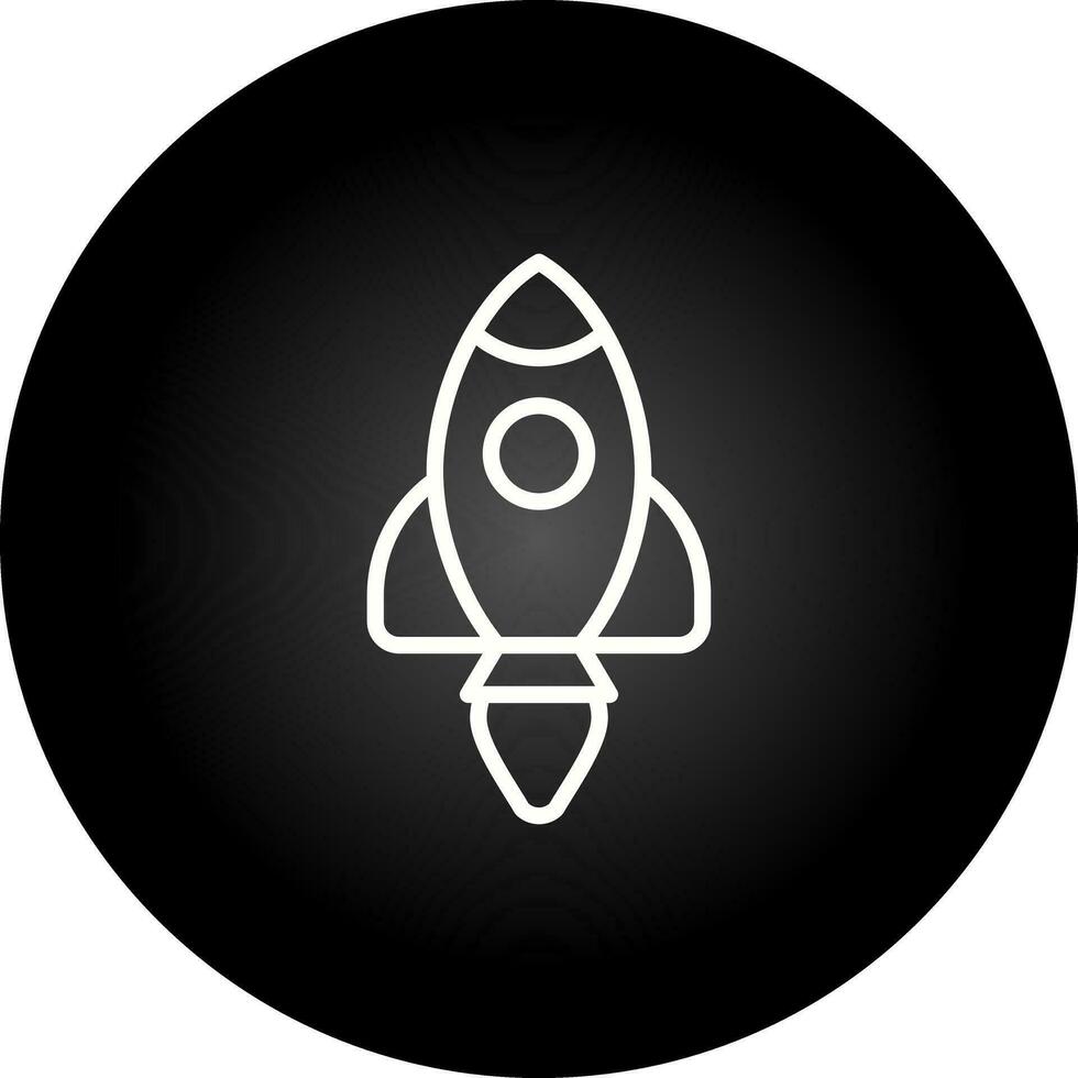 Rocket Lunch Vector Icon