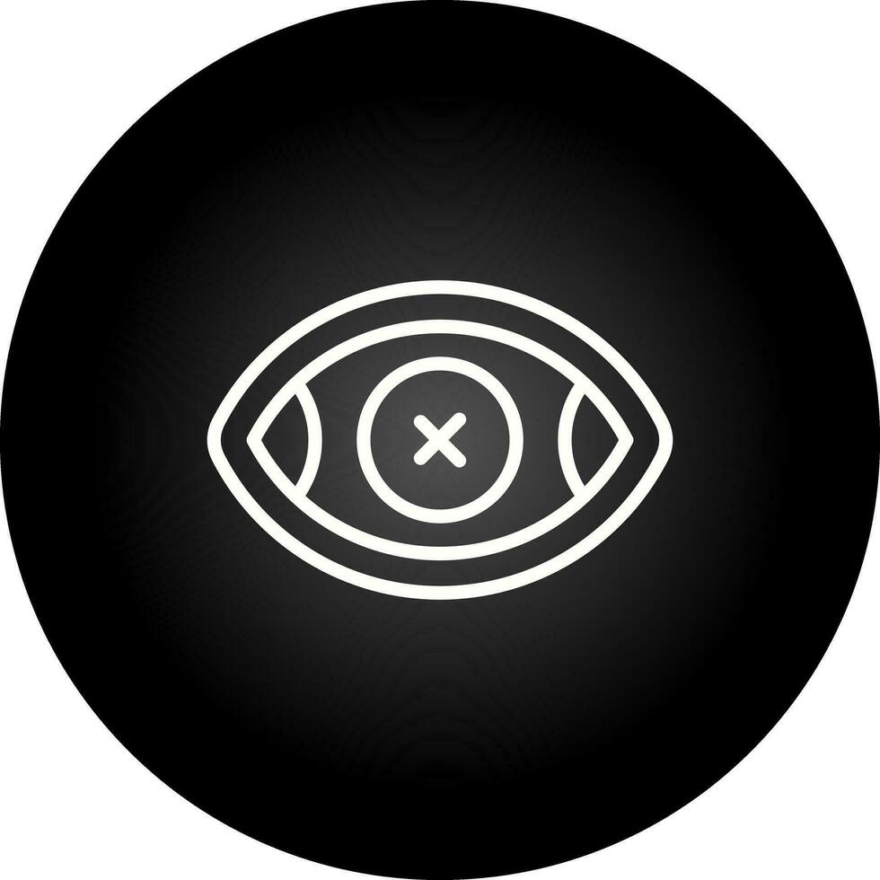 Eye Crossed Vector Icon