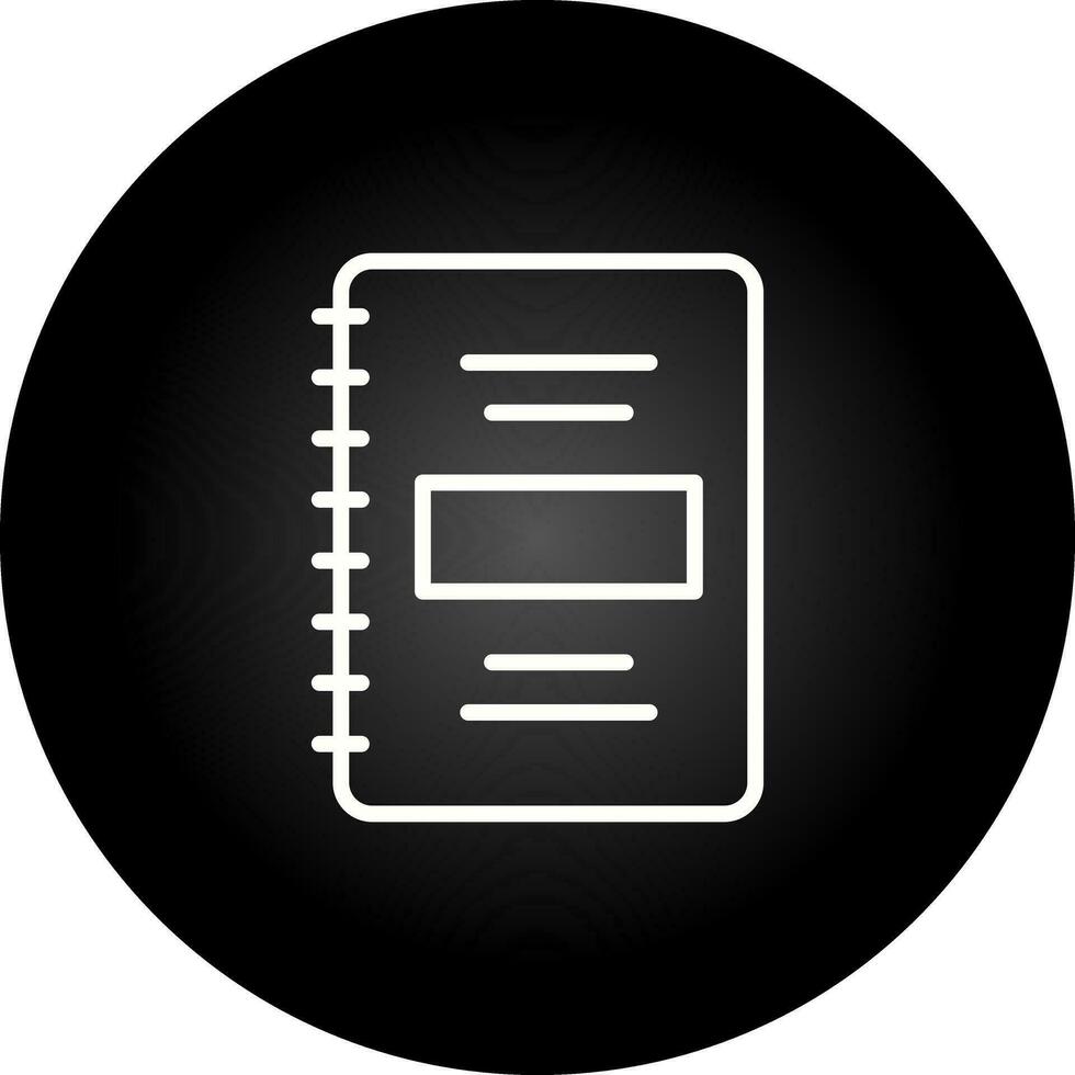 Notebook Vector Icon