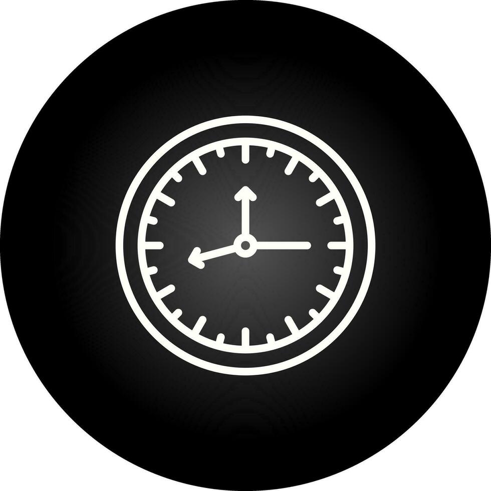 icono de vector de reloj