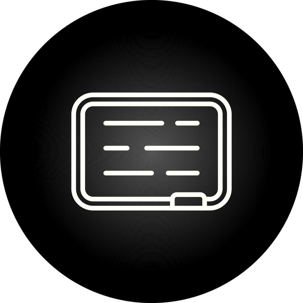 Whiteboard Vector Icon
