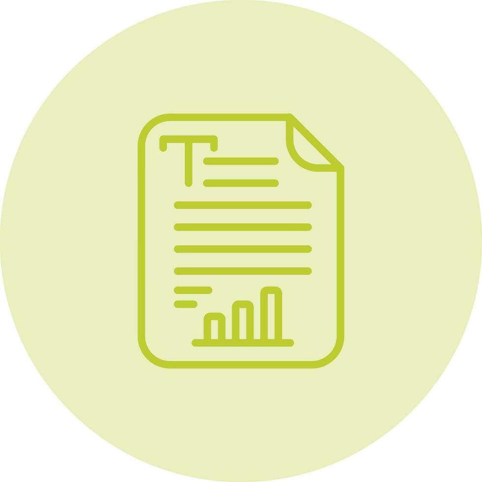 Text Analytics Vector Icon