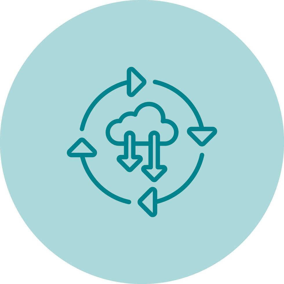 Continuous Deployment Vector Icon