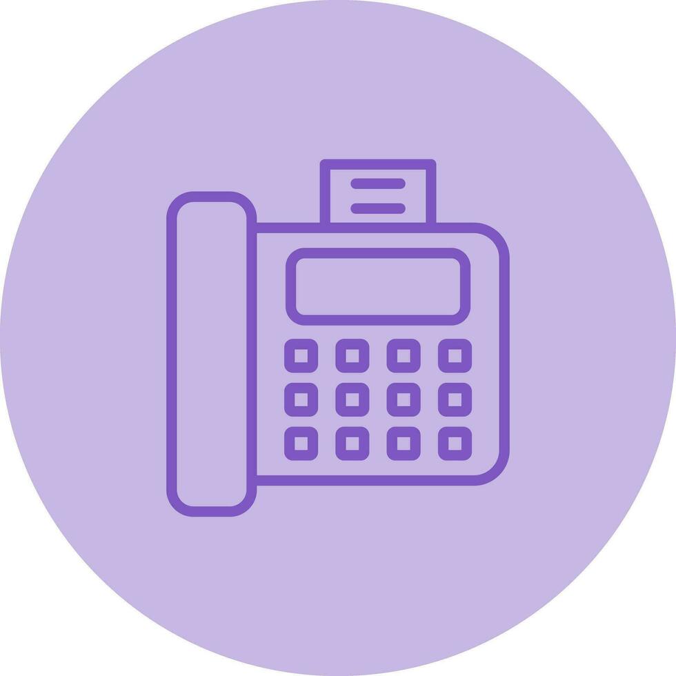Fax Machine Vector Icon