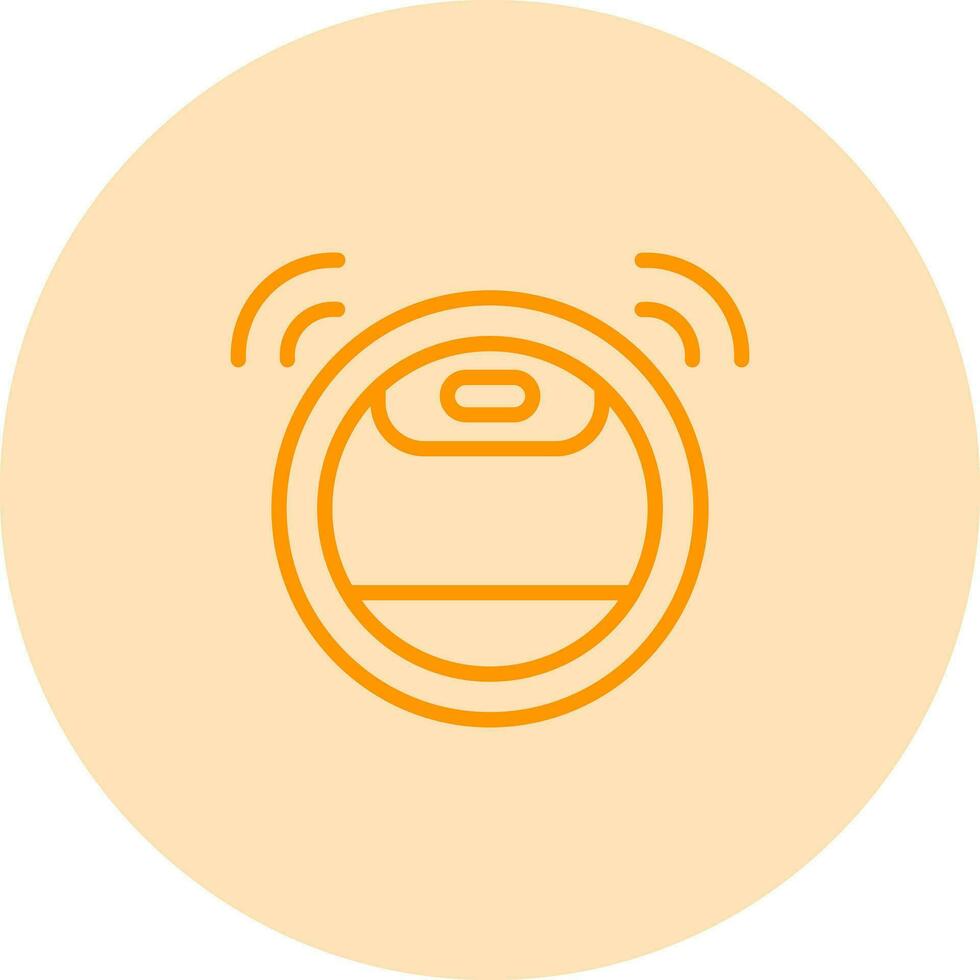 Robot Vacuum Cleaner Vector Icon