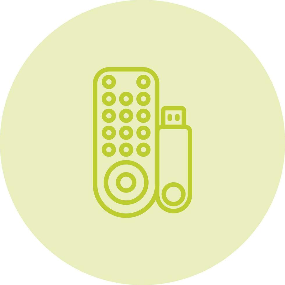 Streaming Stick Vector Icon