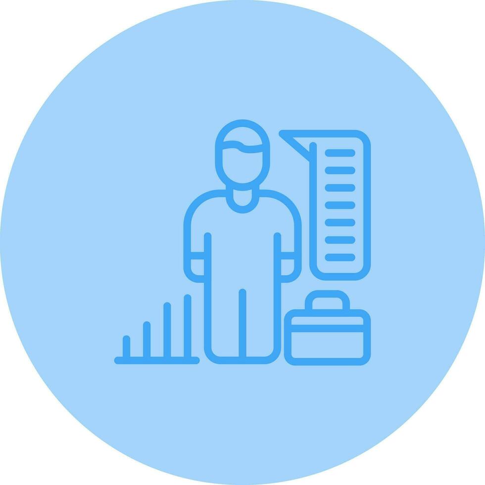 HR Analytics Vector Icon