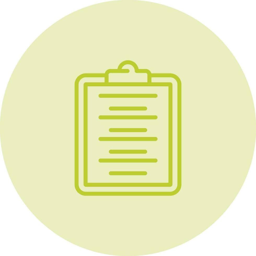 Writing Pad Vector Icon