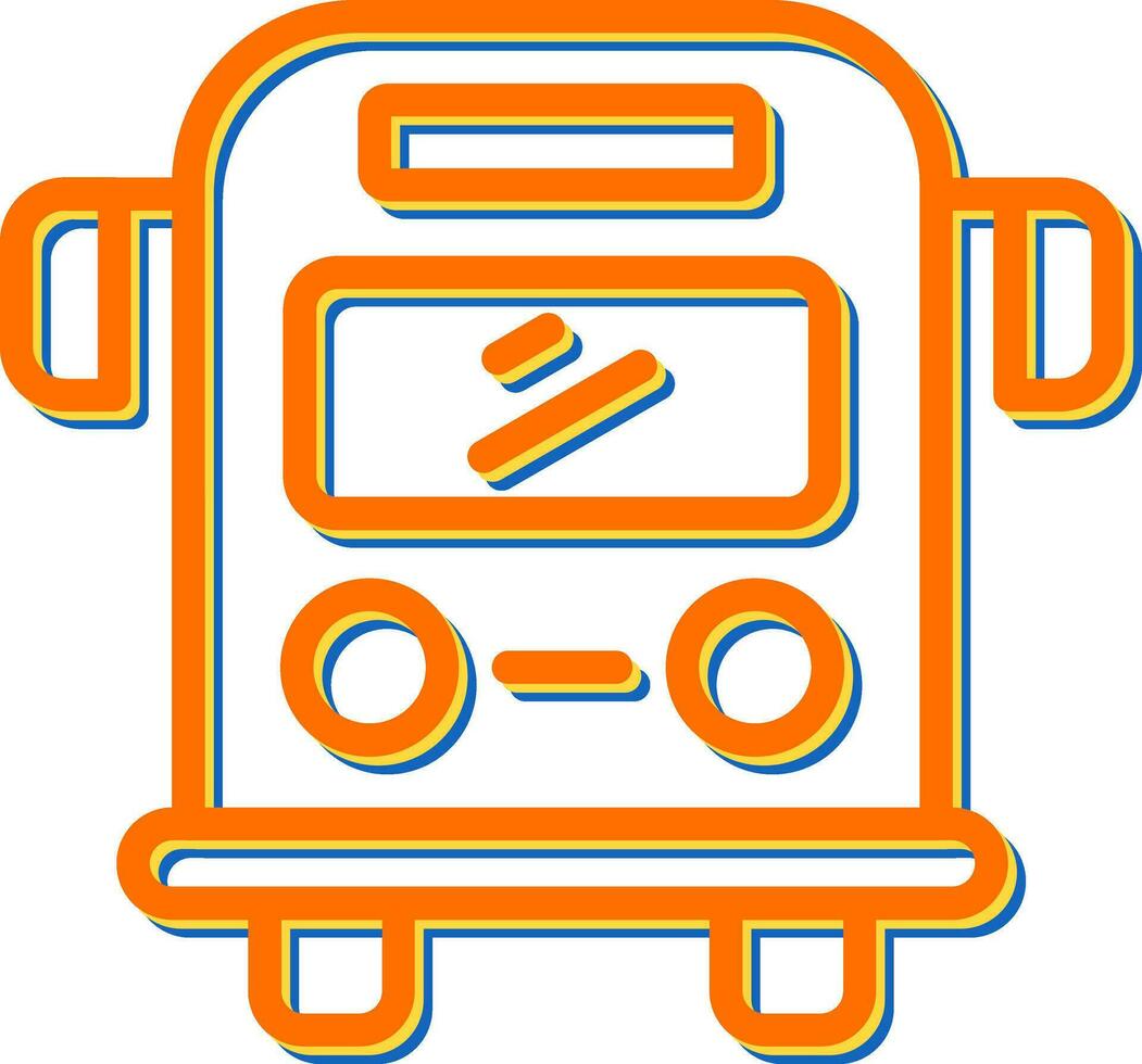 icono de vector de bus